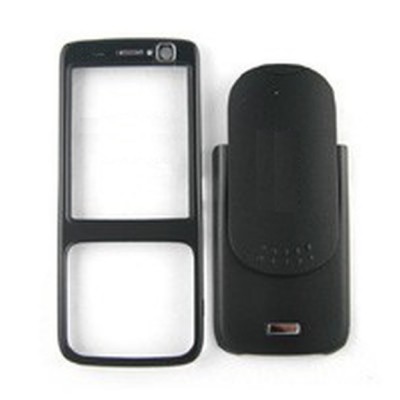 Front & Back Panel For Nokia N73 - Black