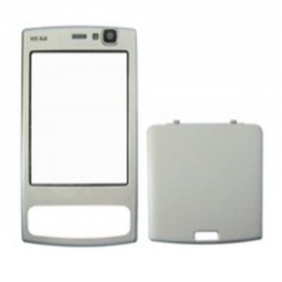 Front & Back Panel For Nokia N95 8GB - Silver