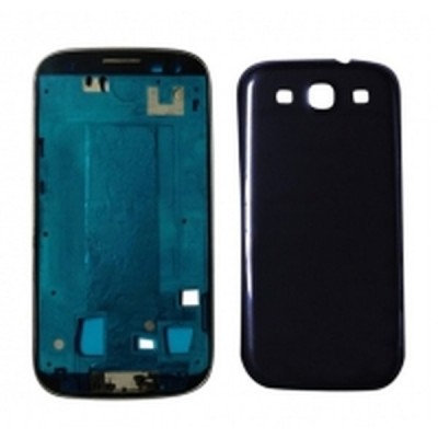 Front & Back Panel For Samsung I9300 Galaxy S III - Blue