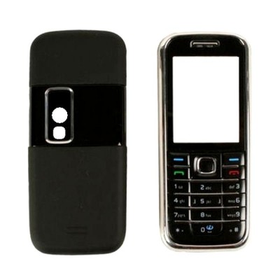 Front Back Panel For Nokia 6233 White Black Silver - Maxbhi Com