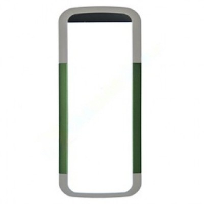 Front Cover For Nokia 5000 White With Green - Maxbhi Com