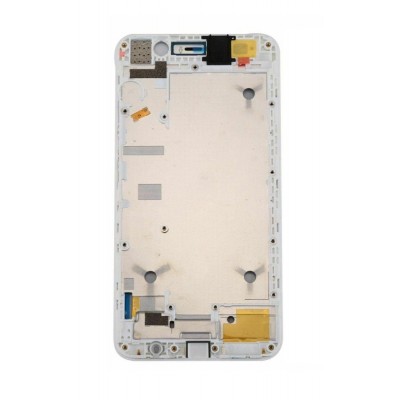 Lcd Frame Middle Chassis For Huawei Y6 White By - Maxbhi Com