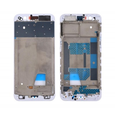 Lcd Frame Middle Chassis For Oppo R11 Rose Gold By - Maxbhi Com