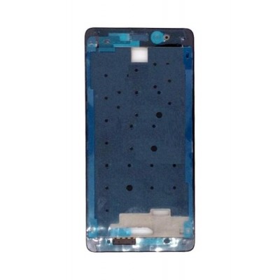 Lcd Frame Middle Chassis For Xiaomi Redmi 4 Prime Black By - Maxbhi Com