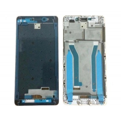 Lcd Frame Middle Chassis For Xiaomi Redmi 4 Prime Silver By - Maxbhi Com