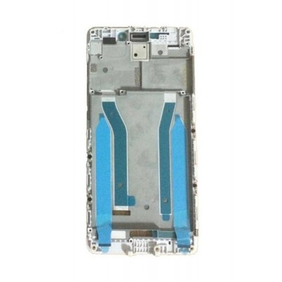 Lcd Frame Middle Chassis For Xiaomi Redmi 4 Prime Silver By - Maxbhi Com