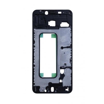 Lcd Frame Middle Chassis For Samsung Galaxy C7 Black By - Maxbhi Com