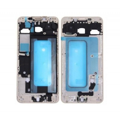 Lcd Frame Middle Chassis For Samsung Galaxy C7 Rose Gold By - Maxbhi Com