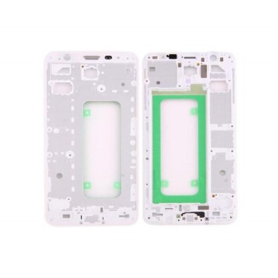 Lcd Frame Middle Chassis For Samsung Galaxy On7 Prime 64gb White By - Maxbhi Com