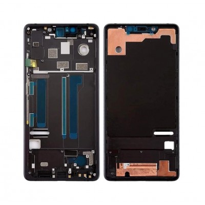 Lcd Frame Middle Chassis For Xiaomi Mi 8 Se White By - Maxbhi Com