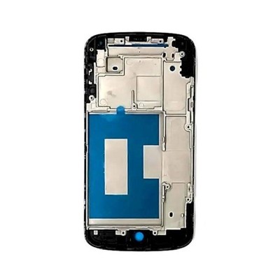 Lcd Frame Middle Chassis For Lg Nexus 4 E960 Black By - Maxbhi Com