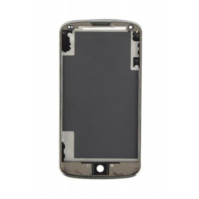 Lcd Frame Middle Chassis For Lg Nexus 4 E960 White By - Maxbhi Com