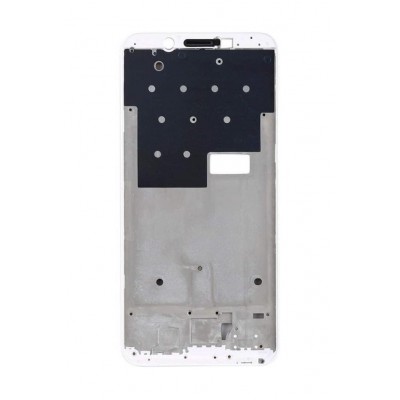 Lcd Frame Middle Chassis For Oppo A1 White By - Maxbhi Com