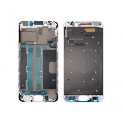 Lcd Frame Middle Chassis For Oppo R9s White By - Maxbhi Com