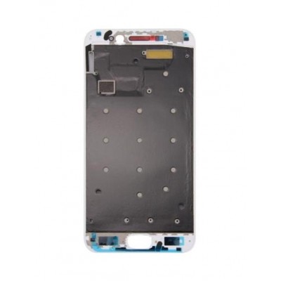 Lcd Frame Middle Chassis For Oppo R9s White By - Maxbhi Com