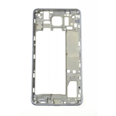 Lcd Frame Middle Chassis For Samsung Galaxy Alpha Silver By - Maxbhi Com