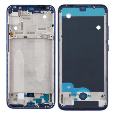 Lcd Frame Middle Chassis For Xiaomi Mi Cc9e Blue By - Maxbhi Com