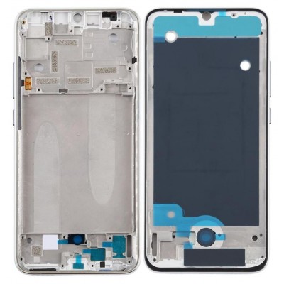 Lcd Frame Middle Chassis For Xiaomi Mi Cc9e White By - Maxbhi Com