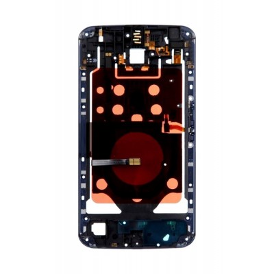 Lcd Frame Middle Chassis For Motorola Nexus 6 Black By - Maxbhi Com