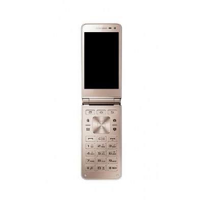Lcd Frame Middle Chassis For Samsung Galaxy Folder 2 White By - Maxbhi Com