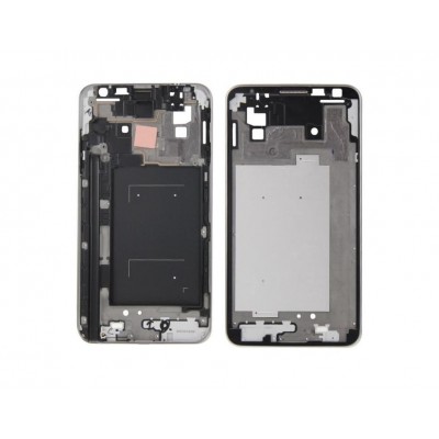 Lcd Frame Middle Chassis For Samsung Galaxy Note 3 Neo Lte Plus Smn7505 Blue By - Maxbhi Com