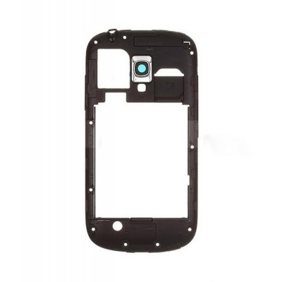 Lcd Frame Middle Chassis For Samsung Galaxy S3 Mini Black By - Maxbhi Com