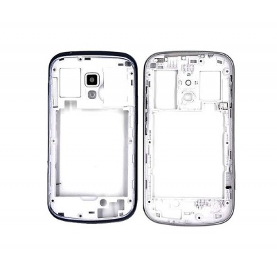 Lcd Frame Middle Chassis For Samsung Galaxy S Duos S7568 Black By - Maxbhi Com