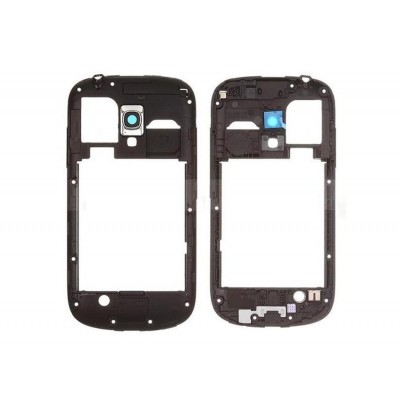 Lcd Frame Middle Chassis For Samsung I8190n Galaxy S Iii Mini With Nfc Black By - Maxbhi Com