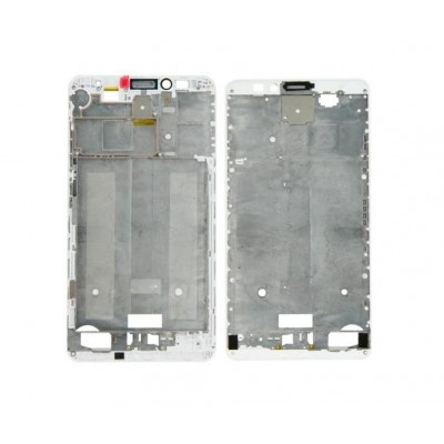 Lcd Frame Middle Chassis For Huawei Ascend Mate7 Silver By - Maxbhi Com