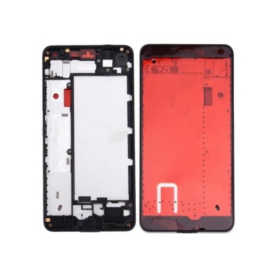Lcd Frame Middle Chassis For Microsoft Lumia 650 Black By - Maxbhi Com