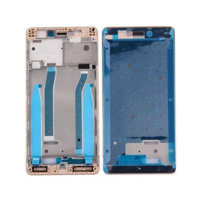 Lcd Frame Middle Chassis For Xiaomi Redmi 3x Gold By - Maxbhi Com