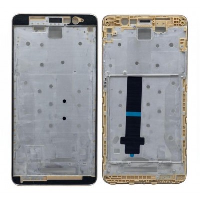 Lcd Frame Middle Chassis For Xiaomi Redmi Note 3 Mediatek Gold By - Maxbhi Com