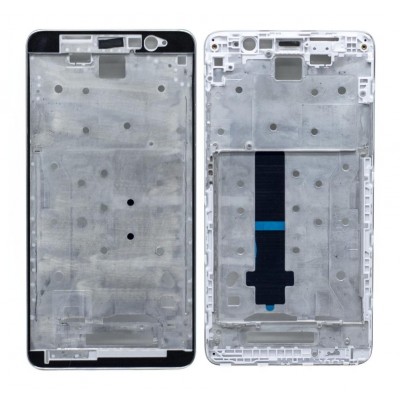 Lcd Frame Middle Chassis For Xiaomi Redmi Note 3 Mediatek White By - Maxbhi Com