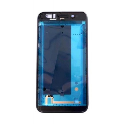 Lcd Frame Middle Chassis For Huawei Y3 2018 Black By - Maxbhi Com