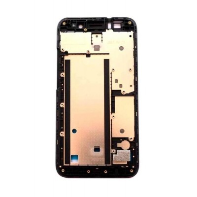 Lcd Frame Middle Chassis For Huawei Y3 2018 Black By - Maxbhi Com