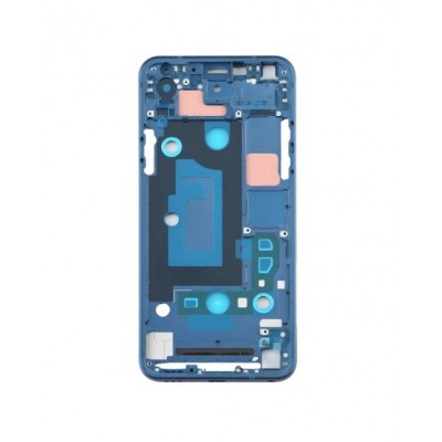 Lcd Frame Middle Chassis For Lg Q7 Blue By - Maxbhi Com