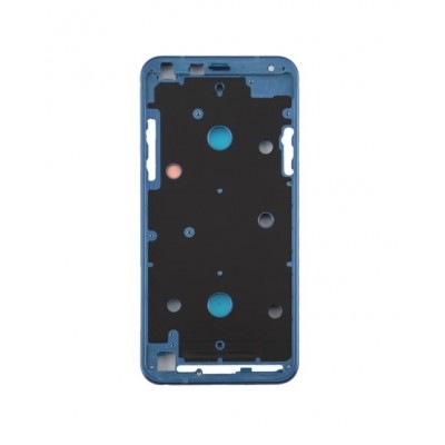Lcd Frame Middle Chassis For Lg Q7 Blue By - Maxbhi Com