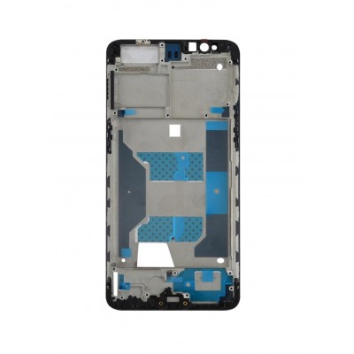 Lcd Frame Middle Chassis For Oppo R11s Black By - Maxbhi Com