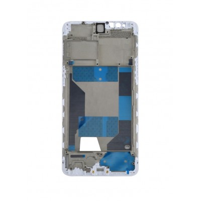 Lcd Frame Middle Chassis For Oppo R11s White By - Maxbhi Com