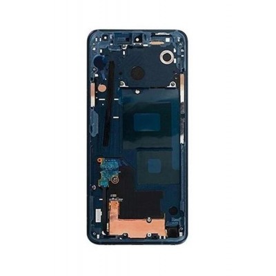 Lcd Frame Middle Chassis For Lg Q9 Blue By - Maxbhi Com