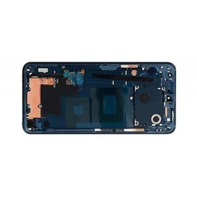 Lcd Frame Middle Chassis For Lg Q9 Blue By - Maxbhi Com