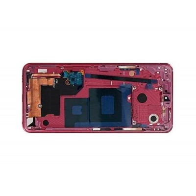 Lcd Frame Middle Chassis For Lg Q9 White By - Maxbhi Com