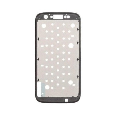 Lcd Frame Middle Chassis For Motorola Moto G Black By - Maxbhi Com