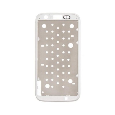 Lcd Frame Middle Chassis For Motorola Moto G White By - Maxbhi Com