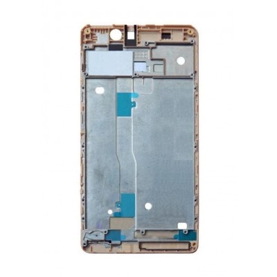 Lcd Frame Middle Chassis For Gionee Marathon M5 Lite Gold By - Maxbhi Com