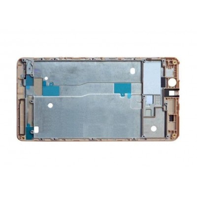 Lcd Frame Middle Chassis For Gionee Marathon M5 Lite White By - Maxbhi Com