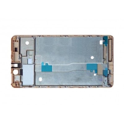 Lcd Frame Middle Chassis For Gionee Marathon M5 Lite White By - Maxbhi Com