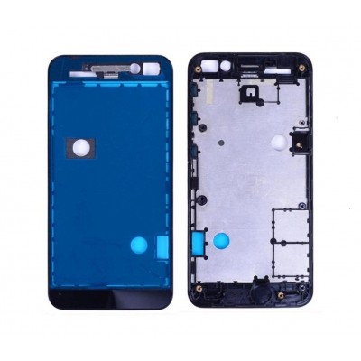 Lcd Frame Middle Chassis For Asus Zenfone 4 White By - Maxbhi Com