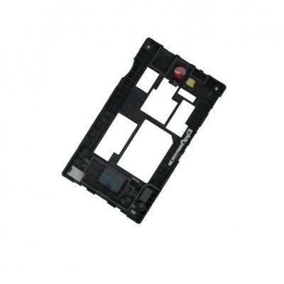 Lcd Frame Middle Chassis For Nokia Asha 503 White By - Maxbhi Com
