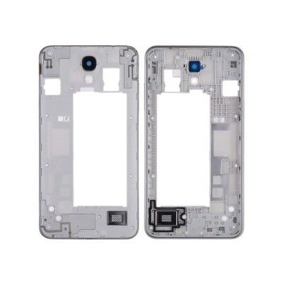 Lcd Frame Middle Chassis For Samsung Galaxy Mega 2 Duos Smg7508q With Dual Sim Black By - Maxbhi Com
